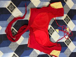 Red Sari Blouse