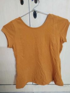 Mustard Casual Top
