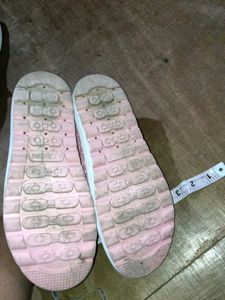 Pink colour girls shoes