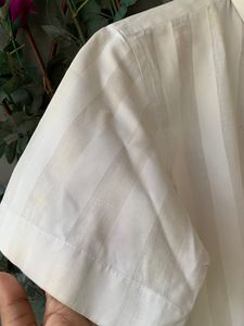 Half Sleeve Mens Shirt White