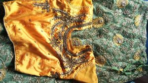 Embroidered Gold Blouse