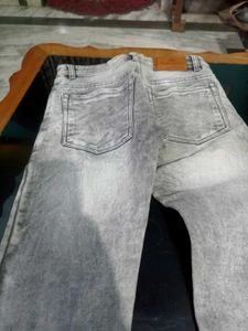 Grey Denim Jeans