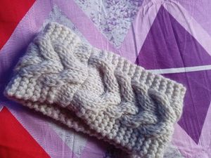 Handmade Knitted ear muffs for winter