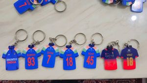 Indian Cricket Team Keychain