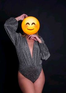 Sparkling Silver Bodysuit XL