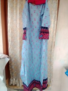 New Anarkali Kurti With Phant