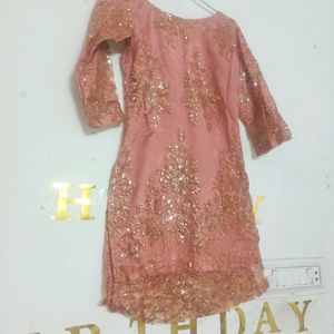 Partywear Designer Net Kurti