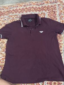 Burgundy Polo T-Shirt