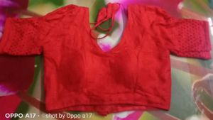 Puff Sleeve Cotton Readymade Blouse