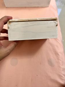 White Wooden Storage Box