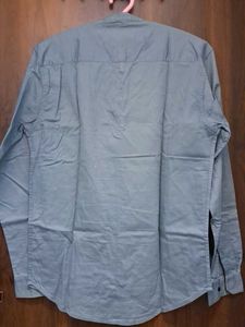 Diesel Grandad Collar Shirt - Light Blue