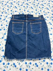 Denim Mini Skirt