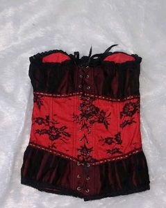 Gothic Vintage Corset Bustier Top