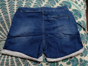 Denim Rugged Shorts