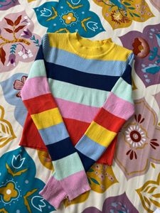 Striped Long Sleeve Top