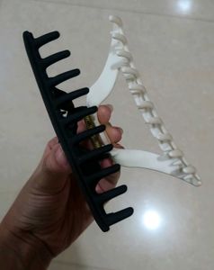 Two-Tone Hair Claw Clip