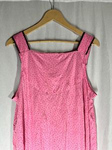 Pink Nightgown with Lace