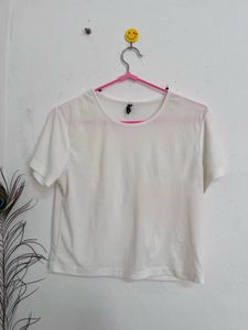 White Shear Basic Tee