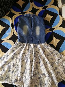 Cute Girls Denim Dress