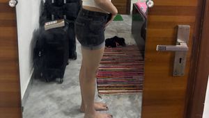 Stylish Black Denim Shorts !