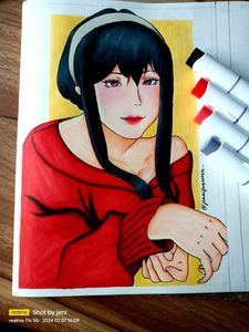 Yor Forger Handmade Drawing In SALE 🎉