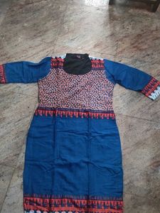 Blue Printed Kurti