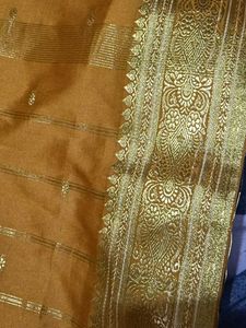 Gold Striped Fabric