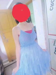 Blue Tulle Dress