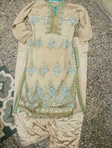 Elegant Embroidered Salwar Suit