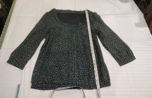 Spotted Print Top