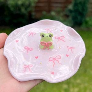 Heart Trinket Dish with Puppy