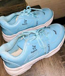 Light Blue "Sue Fashion" Sneakers UK5