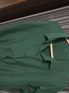 Green Button-Down Shirt