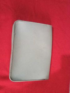 Gray Vegan Leather Wallet
