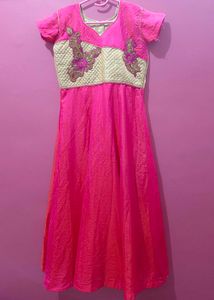 Pink & Yellow Dress