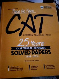 Arihant CAT Solved Papers (1999-2023)