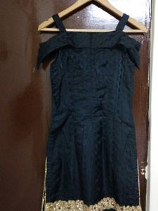 Elegant Black Off-Shoulder Dress