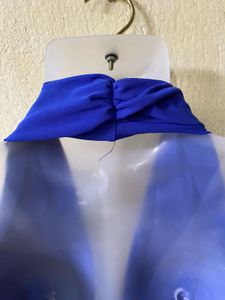 Blue Halter Top