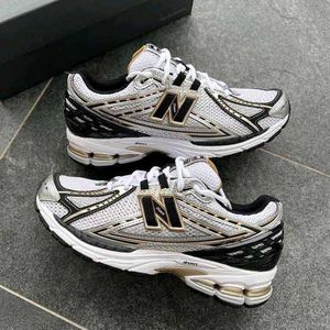 NEW BALANCE 1906R WHITE METALLIC GOLD UK 7.5(41.5)
