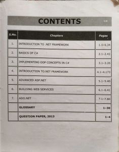 ASP.net Book For BCA STUDENTS