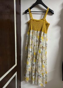Yellow Floral Dress