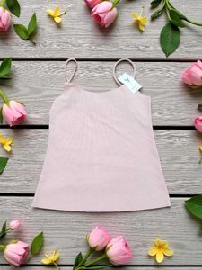 New 🔥Pink Ribbed Tank Top