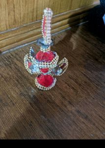 Golden &amp; Red Rajputana Royal Katar 4 Groom+Freebie
