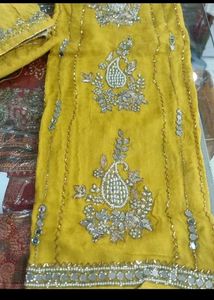Yellow Embroidered Kurta Set