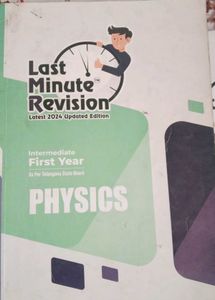 Last Minute Revision Chemistry - Intermediate Firs
