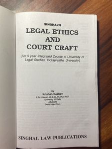 Legal Ethics