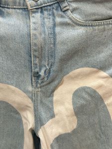 BLUE BAGGY JEANS WITH HEART DESIGN 🦋