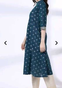 New unused xxl elephant  Teal Printed Kurta