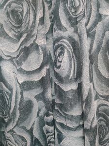 Women Full Length Velvet Black &amp; Grey Gown