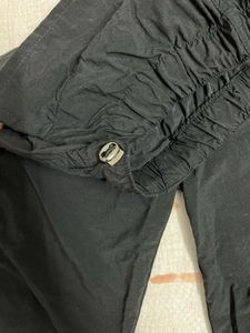 Black Wide Leg Cargo Pants XS-M